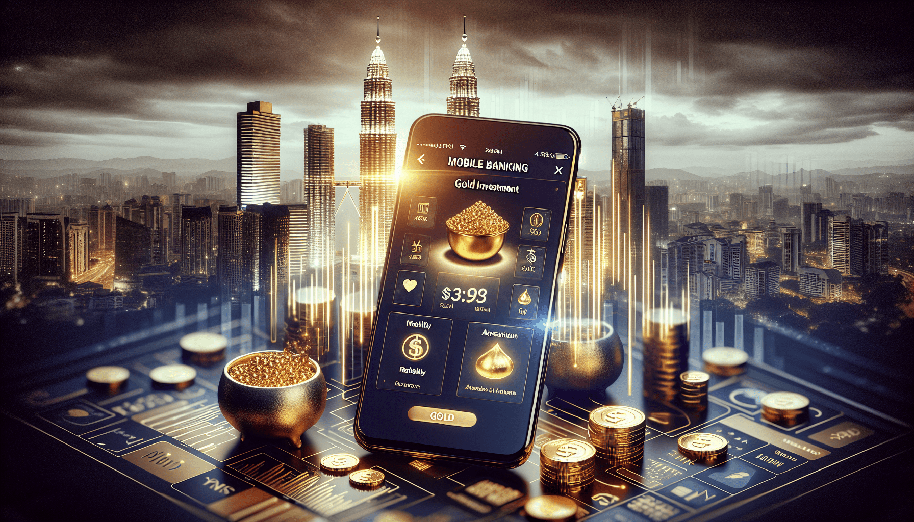 Can I Invest In Gold Through Mobile Banking With Malaysian Banks?